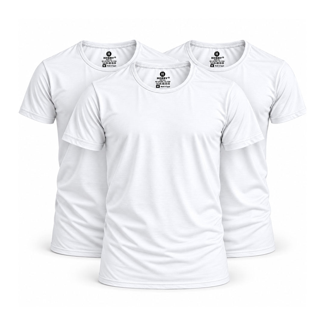 White Undershirt Pack of 3