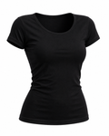 HOBBY Black Short Sleeve Top — Women's Undershirts, product photo 1
