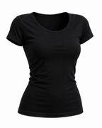 HOBBY Black Short Sleeve Top — Women's Undershirts, product photo 1