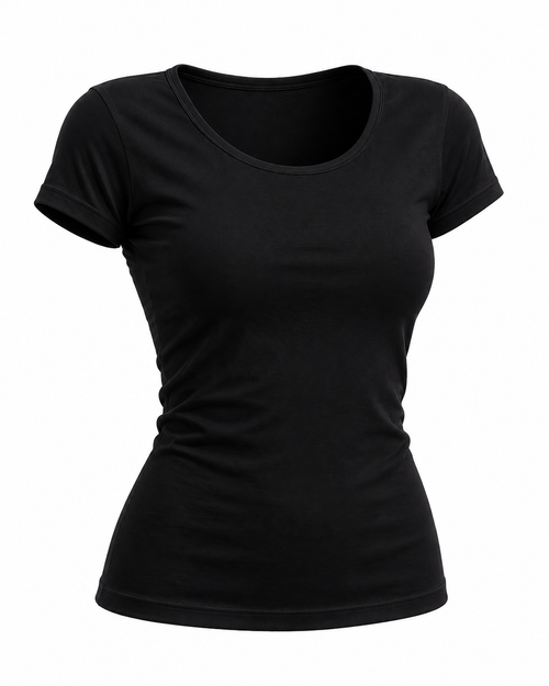Black Short Sleeve Top
