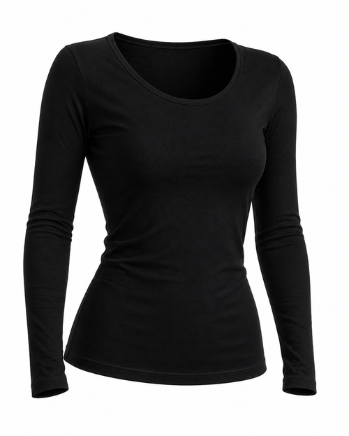 Black Long Sleeve Top
