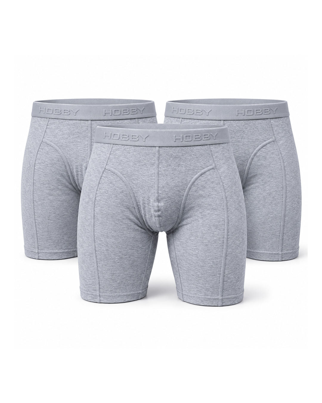 Gray Long Boxer Pack of 3