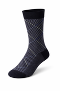 Black sock on a white background