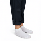 HOBBY white cotton socket socks for kids – low-cut design – HK100
