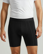 HOBBY Men’s Black Long Boxer — Men's Underwear, product photo 4