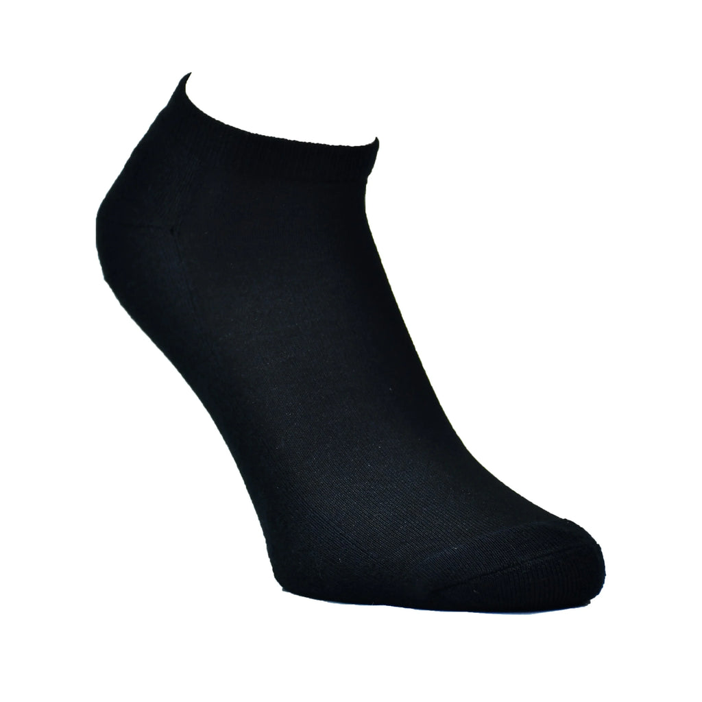 Men’s  black Socket Socks with Half Padding