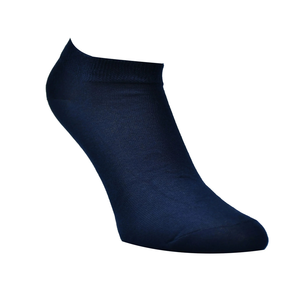 Men’s  navy Socket Socks with Half Padding
