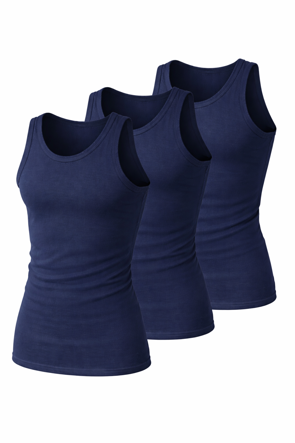 HOBBY Navy Tank Top Pack of 3 — Men's TOPS