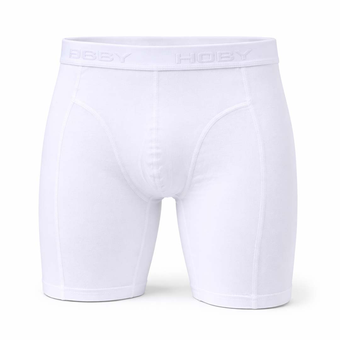 بوكسر لونجو قطن ابيض