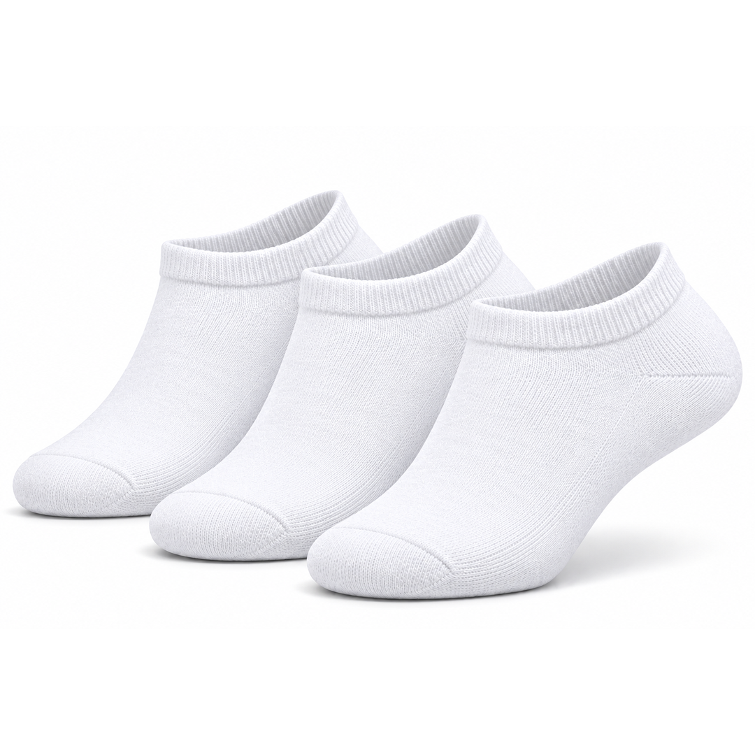 White Men’s Socks Pack of 3